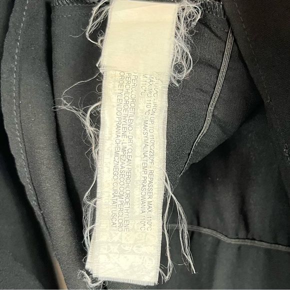 Zara Black Long Sleeve Semi Sheer Blouse Top | Size: Large - Picture 6 of 6